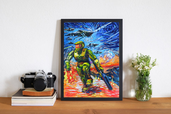 Master Van Gogh Starry Night Nursery Decor Canvas Print A090 - Aprilskys Workshop